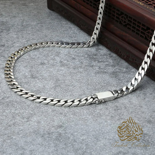 7mm Thick 925 Sterling Silver Cuban Chain
