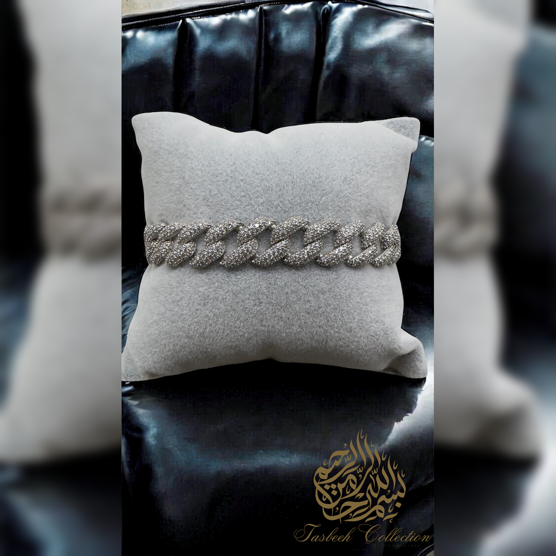Sterling Silver Iced Cuban Bracelet