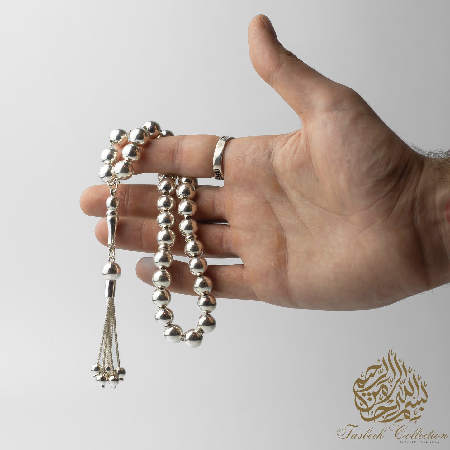 Pure 925 Silver Piece Tasbih