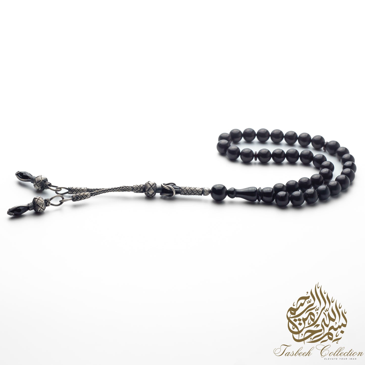 Black Amber Dust Tasbih