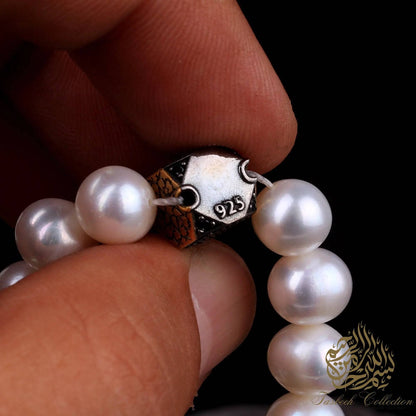 Dignity - Natural Pearl Stone Tasbih Rosary - Tasbeeh Collection