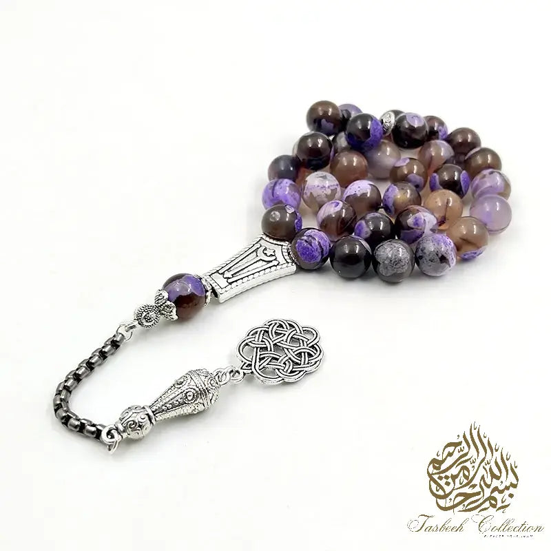 Purple Agate Rosary