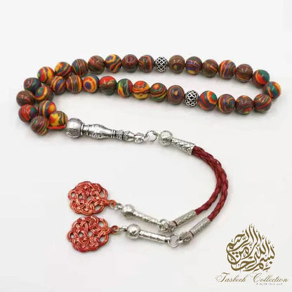 Red Malachite Rosary - Tasbeeh Collection