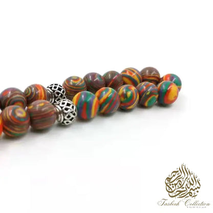 Red Malachite Rosary - Tasbeeh Collection