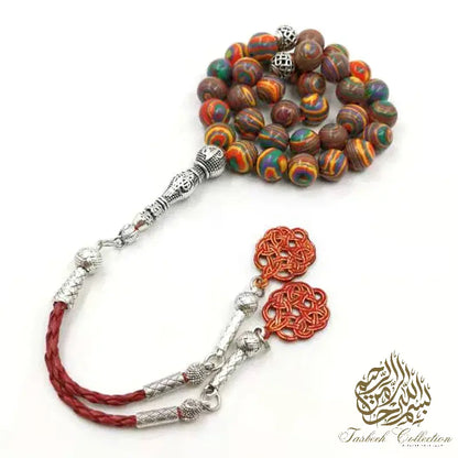 Red Malachite Rosary - Tasbeeh Collection