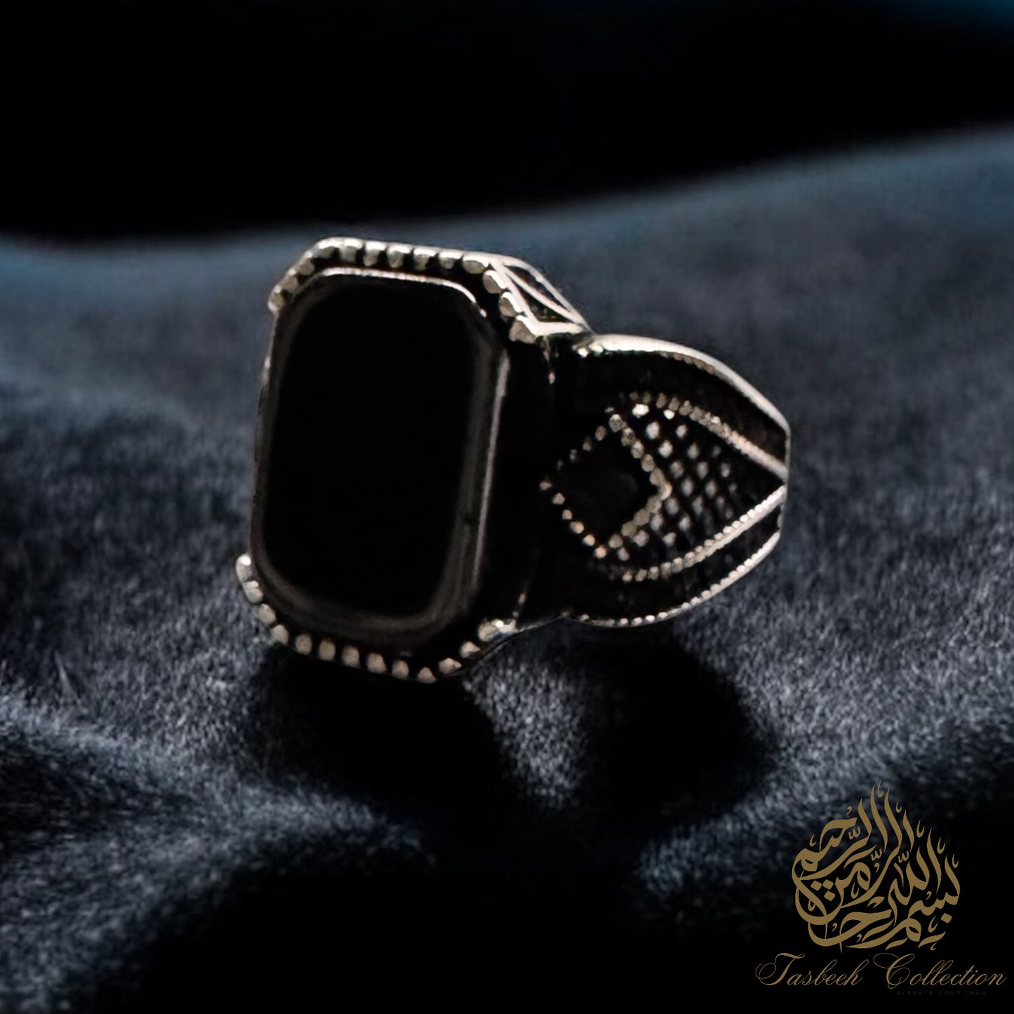 Onyx Ring Premium 925 Silver Ring