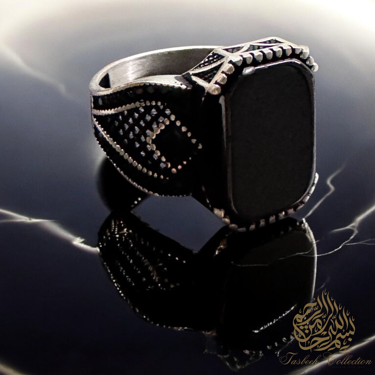 Onyx Ring Premium 925 Silver Ring