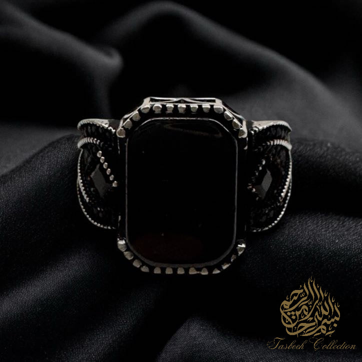 Onyx Ring Premium 925 Silver Ring