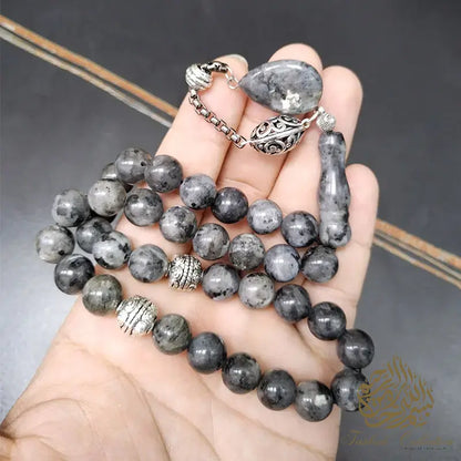 Natural Labradorite Stone Rosary - Tasbeeh Collection