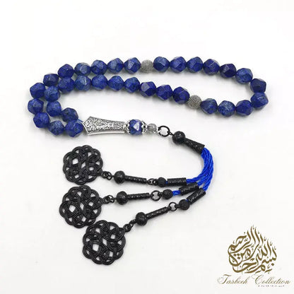 Rhombus Shaped Lapis Lazuli Rosary - Tasbeeh Collection