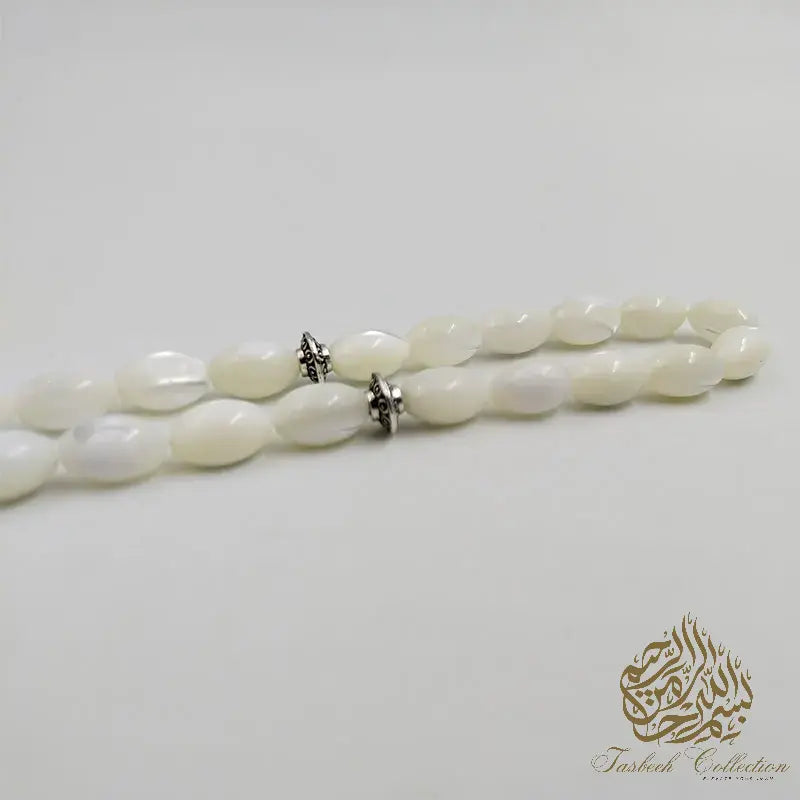 Natural White Shell Rosary - Small