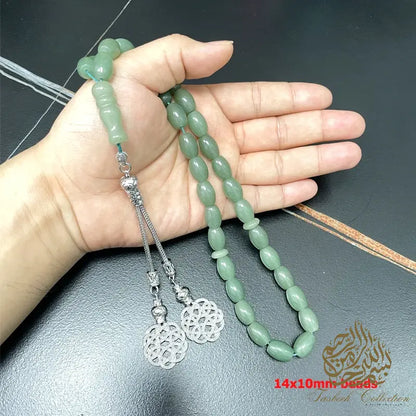 Natural Jade Rosary - Tasbeeh Collection