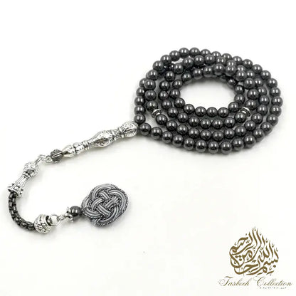 Natural Hematite Rosary Beads - Tasbeeh Collection