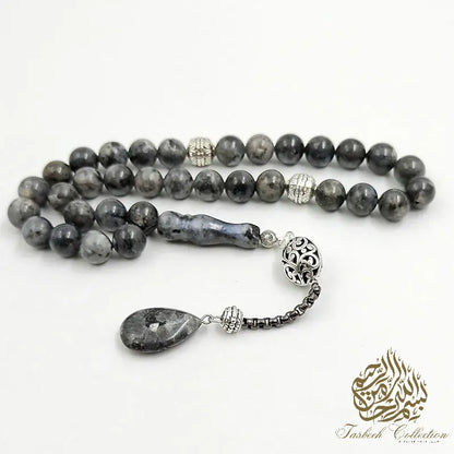 Natural Labradorite Stone Rosary - Tasbeeh Collection