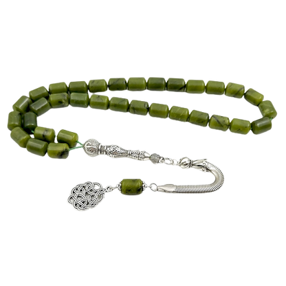 Natural Peridot Tasbih