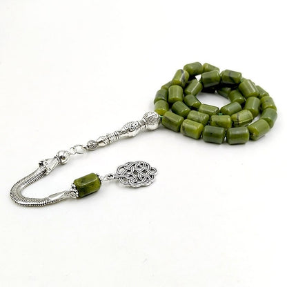 Natural Peridot Tasbih