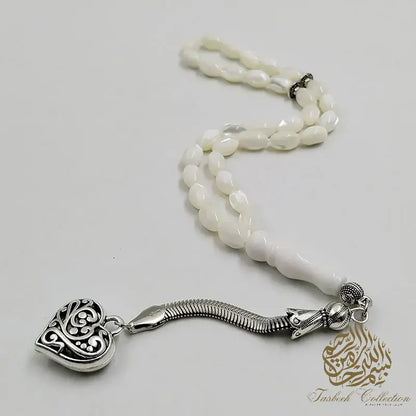 Natural White Shell Rosary - Small - Tasbeeh Collection