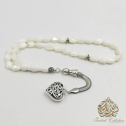 Natural White Shell Rosary - Small - Tasbeeh Collection