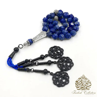 Rhombus Shaped Lapis Lazuli Rosary - Tasbeeh Collection