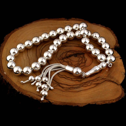 Pure 925 Silver Piece Tasbih - Tasbeeh Collection