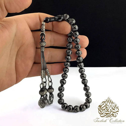 Black Fire Amber Tasbih - Tasbeeh Collection