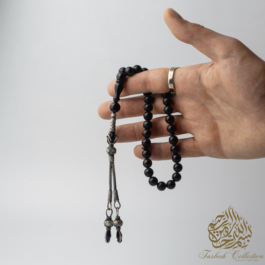 Black Amber Dust Tasbih