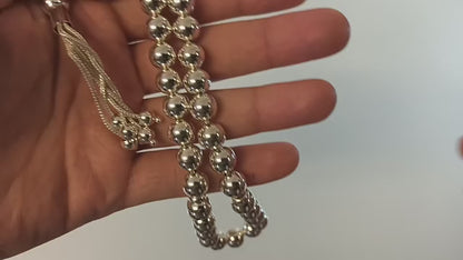 Pure 925 Silver Piece Tasbih