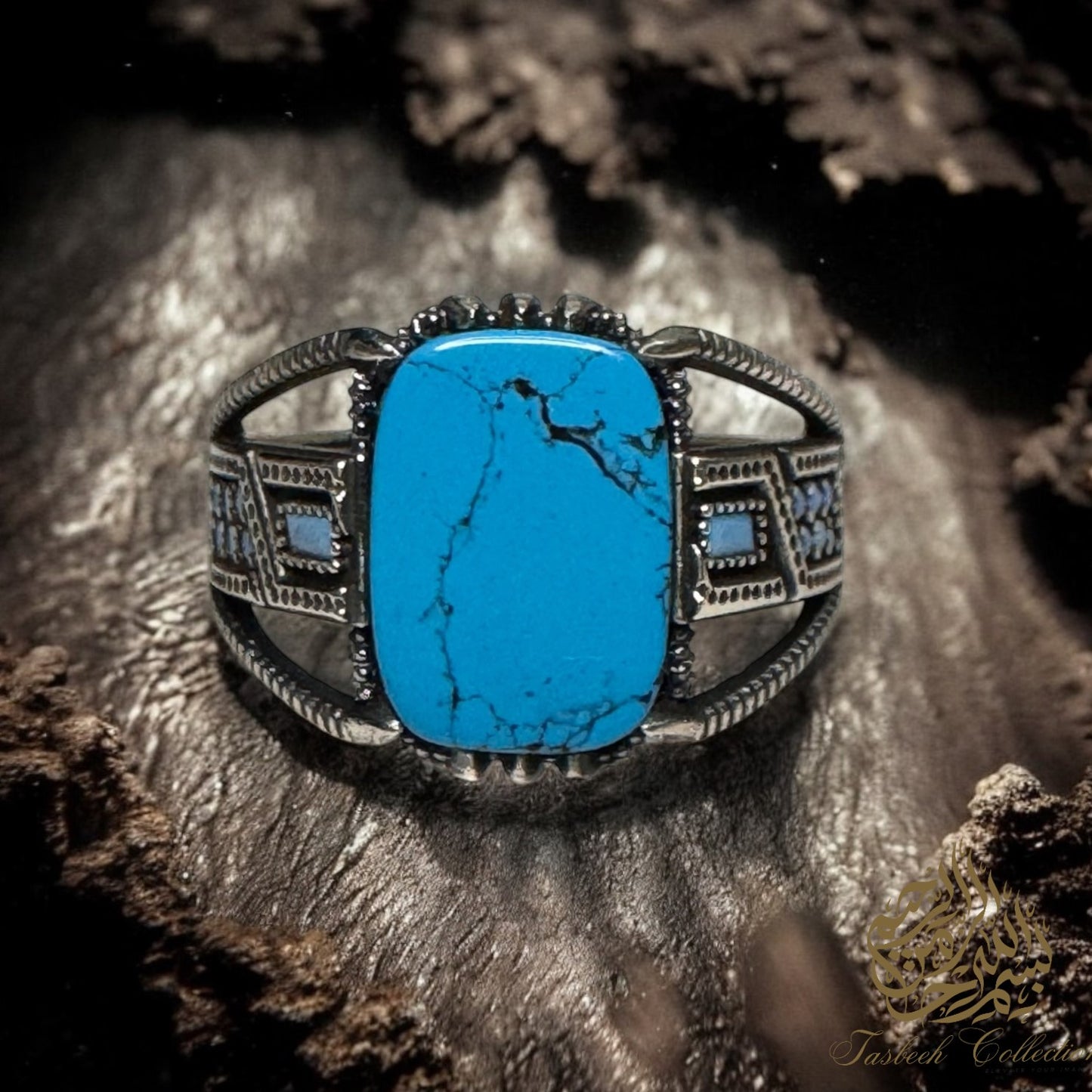 Natural Turquoise Stone Premium 925 Silver Ring